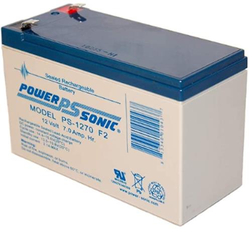 Power-Sonic PS-1270 F2 Battery, AGM Sealed Lead Acid – BBM Battery