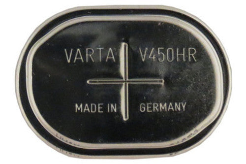 Varta V450HR Battery, Oval Button Cell, 1.2V/450mAh | BBM Battery