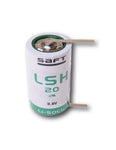 LSH20 Battery with Tabs Attached - Saft 3.6V/13AH Lithium D size cell