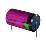 Tadiran TL-4930/T (With Solder Tabs) - 3.6V/19Ah Lithium D Cell Battery