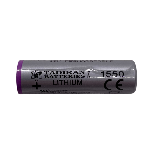 Tadiran TLI-1550HC/S High Capacity Rechargeable Lithium-Ion Battery - 4.1V/500mAh