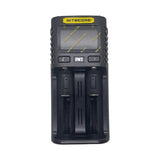 Nitecore UM2 Charger - Li-Ion, NiMh, NiCd 2 Position USB Dual Slot Battery Charger