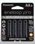 Panasonic AA Eneloop Pro Battery, 1.2V/2550mAh Pack of 4 | BBM Battery