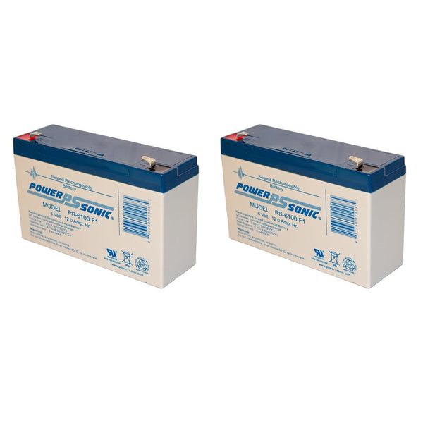 APC RBC3 - 2 x 6V / 12.0Ah S.L.A. Powersonic UPS Replacement Batteries | bbmbattery.com