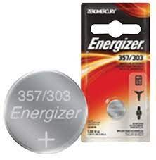 357 / 303 Energizer Battery - 1.55V Silver Oxide