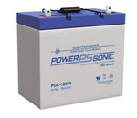 Power-Sonic PDC-12600 Battery - Deep Cycle 12V/60AH