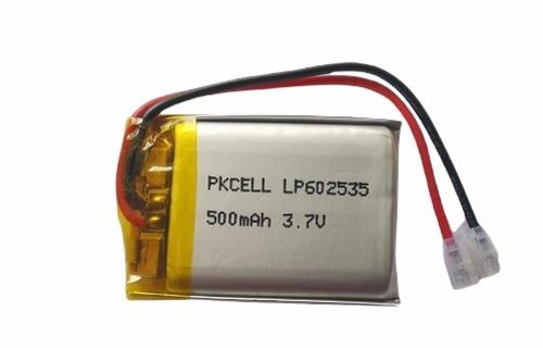 Li-Po 602535 Battery - 3.7V/500mAh Lithium Polymer with Protection