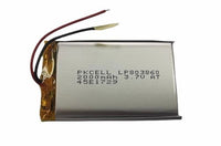 Li-Po 803860 Battery - 3.7V/2000mAh Lithium Polymer with Protection