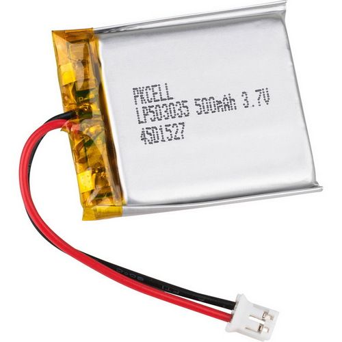 Li-Po 503035 Battery - 3.7V/500mAh Lithium Polymer with Protection