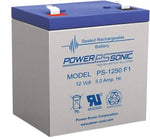 Powersonic PS-1250 Sealed Lead Acid Battery