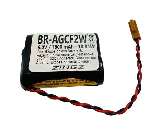 Panasonic BR-AGCF2W  Battery Replacement (with Brown Connector)
