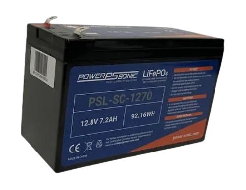 PSL-SC-1270 Power-sonic Battery LiFEPO4 Rechargeable Lithium