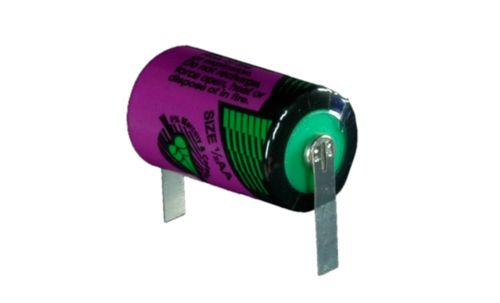 Tadiran TL-2150-T, TL-2150/T -  1/2AA Lithium Battery With Tabs