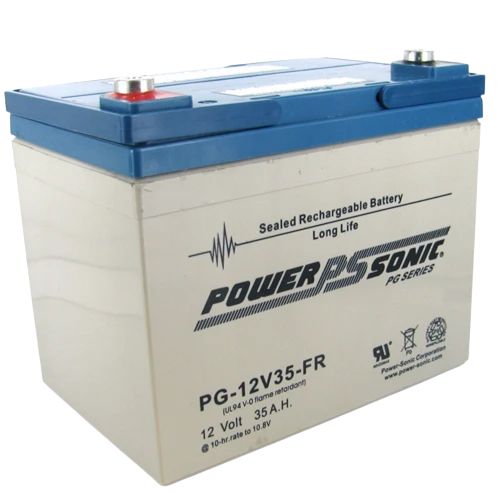 Powersonic PG-12V35FR Long Life Sealed Lead Acid Battery,12V/35AH