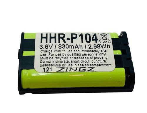 GE, GP, Panasonic, Radio Shack 23-968, TL26411, GP85AAALH3BXZ, HHR-P104A Replacement Battery for KX-FG5210, KX-FG5212