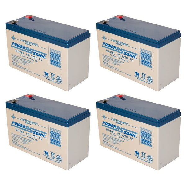 Tripp Lite RBC94-2U - 4 x 12V / 7.0Ah S.L.A. Powersonic UPS Replacement Batteries | bbmbattery.com