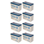 8 x 12V / 7.0Ah UPS Replacement Batteries for ABLEREX MS3000 | bbmbattery.com