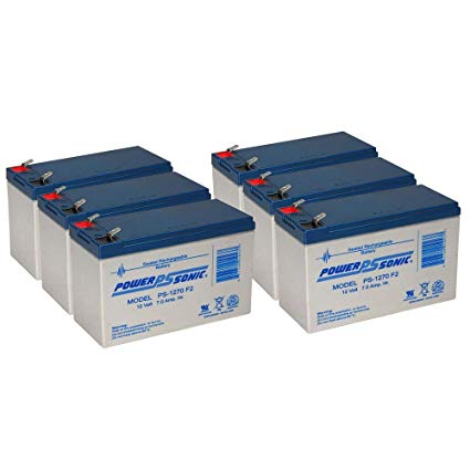 6 x 12V / 7.0Ah UPS Replacement Batteries for ABLEREX AS3K | bbmbattery.com