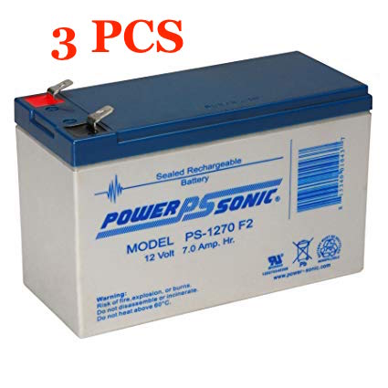 3 x 12V / 7.0Ah UPS Replacement Batteries for ABLEREX MS1000 | bbmbattery.com