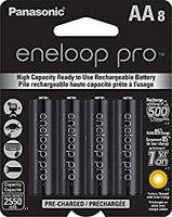 Panasonic BK-3HCCA8BA eneloop pro AA High Capacity Ni-MH Pre-Charged Rechargeable Batteries, 8 Pack