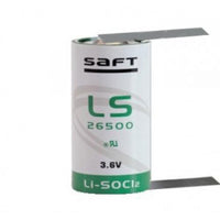 Saft LS26500STS  Lithium C Cell (With Solder Tabs)