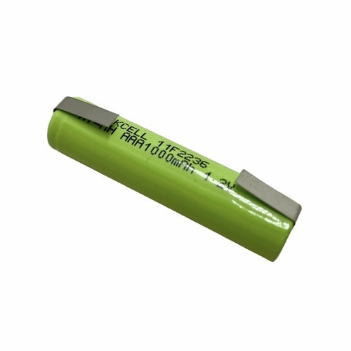 NiMh AAA Battery with Solder Tabs, Rechargeable 1.2V/1000mAh | BBM Battery