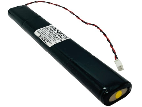 Minbo 9.6V Emergency Lighting, Exit Sign Replacement Battery Pack - Replaces Minbo 9.6V600mAh, 96909BHJC2P | BBM Battery