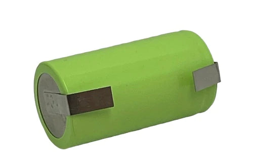 Rechargeable NiMh C Battery - 1.2V/5000mAh Cell with Solder Tabs