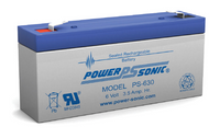 Powersonic PS-630 Sealed Lead Acid Battery