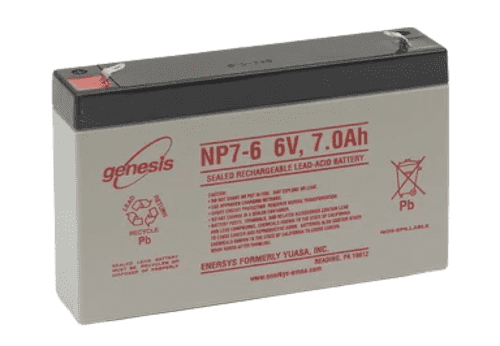 NP7-6 Sealed Lead Battery 6v 7.0ah Enersys Genesis