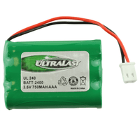 BATT-2400 / UL240 Cordless Phone Battery Replacement For 3 AAA w/Reverse polarity Molex