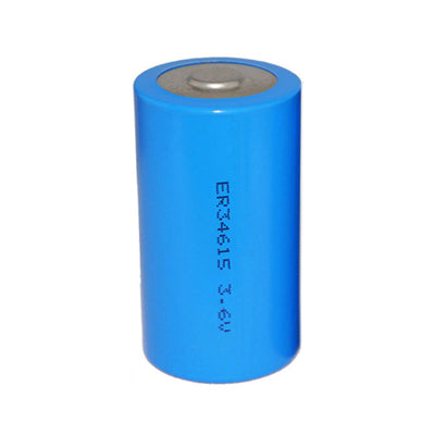 ER34615 Lithium D Cell Button Top Battery - 3.6V 19000 mAh