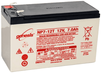 Enersys Genesis NP7-12T Battery, Sealed Lead Acid with .250" Terminals | BBM Battery
