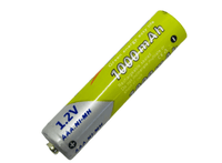 100AAAHC 1000 mAh NiMh Cell Button Top Rechargeable Cell | BBM Battery