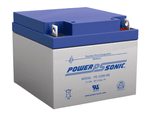 PS-12260 Battery - PowerSonic 12V/26AH Nut & Bolt, Sealed Lead Acid | BBM Battery