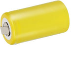 Nicad Sub C Battery, Rechargeable Cell 1.2V/2200mAh with Tabs | BBM Battery