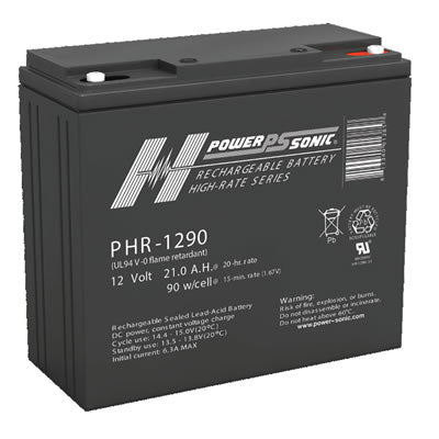PHR1290 , PHR-1290 Power-Sonic Sealed Lead Acid Battery | bbmbattery.com
